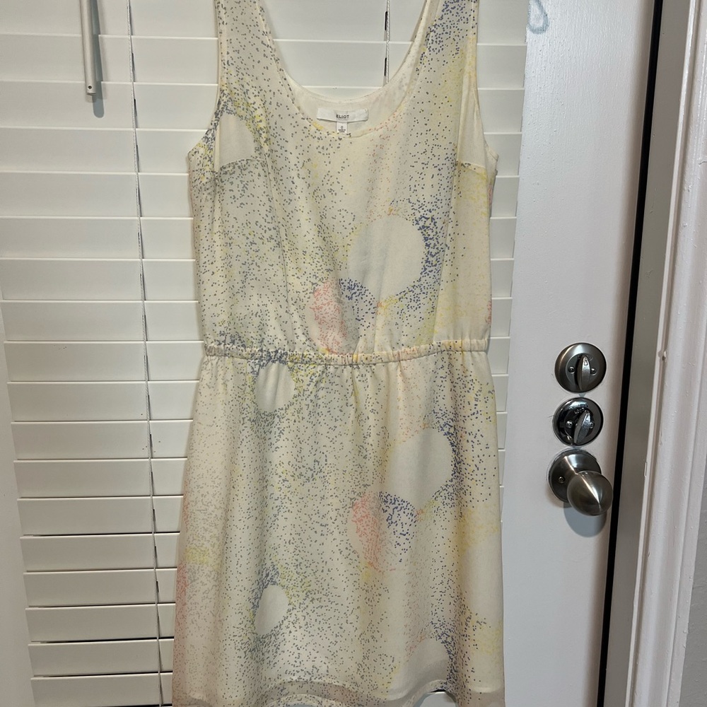 Pastel silk dress